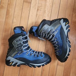 Merrell Italy Made Backpacking Hiking Boots Men’s 10.5 Vibram Sole Vintage